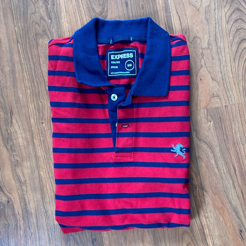 Express Pique Polo Stretch Men’s Medium